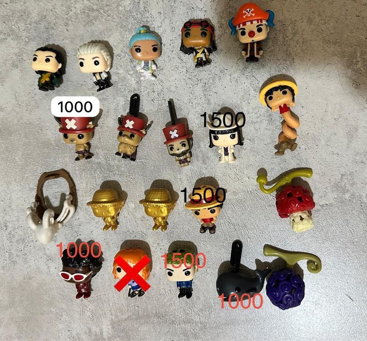 Kinder joy one piece киндер джой ван пис фигурки