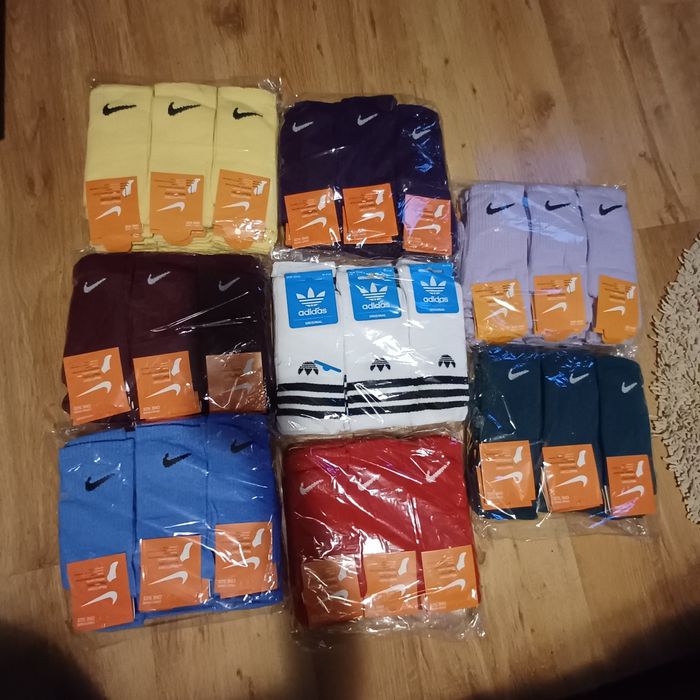 Șosete bumbac diferite culori si modele set de 10  perechi