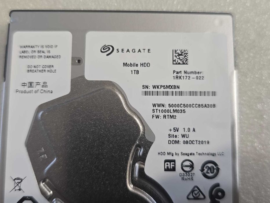 Hard disk laptop Seagate 1TB, SATA3, 5400RPM, 128MB ST1000LM035, 2.5"
