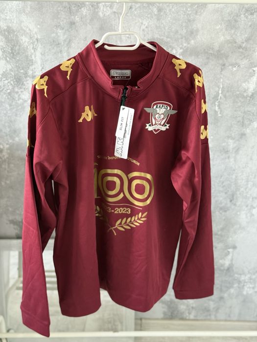 Bluza Kappa Rapid Bucuresti gold M/L