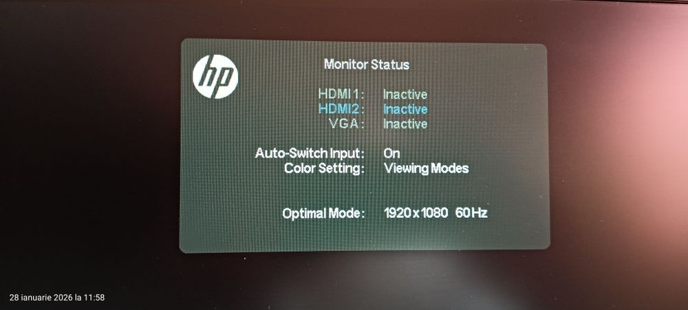 Monitor HP full HD