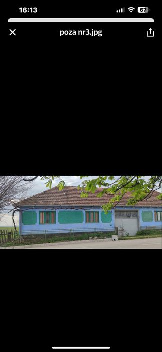 casa de vanzare cu teren la tara sat Hodisel