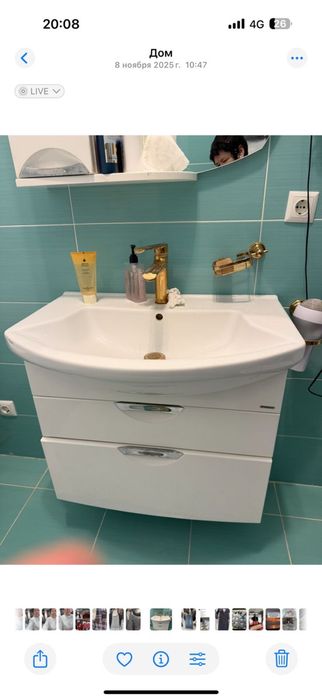 Продается ванный гарнитур в отличном сомтояния