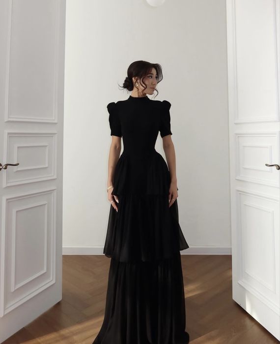 Черное платье от peach.me.kz