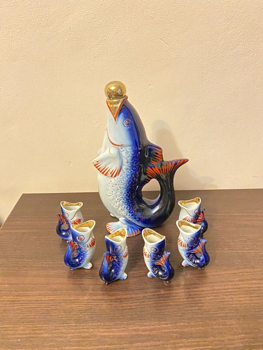 Фарфор набор Рыбка СССР винтаж