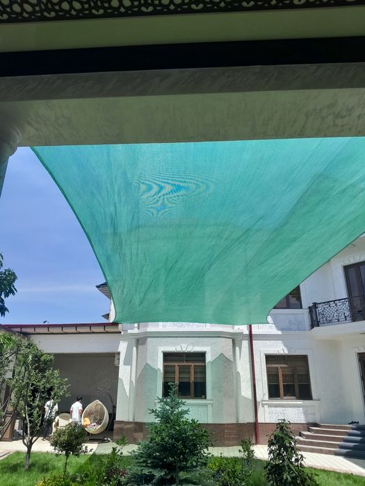 Banir tent ustovka qilamiz soya setka ornatamiz