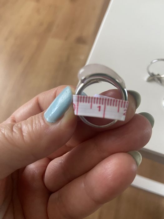 Сребърни пръстен и обеци с ествествен камък - розов кварц/лунен камък