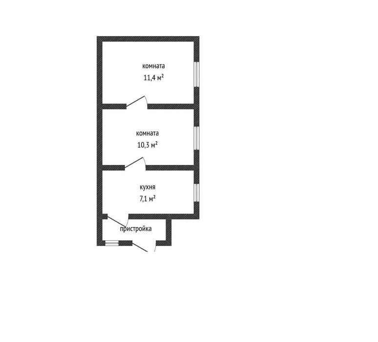 продам 1/4 дома на узкой колее.