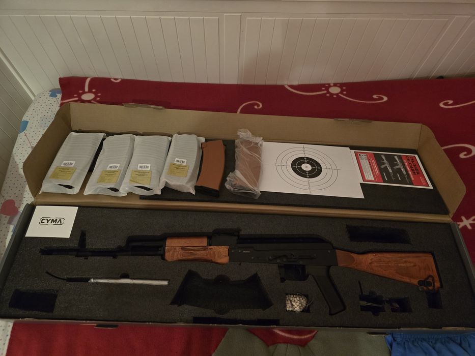 Replică electrică airsoft AK-47(AK-74) Cyma CM.048 nouă în garanție