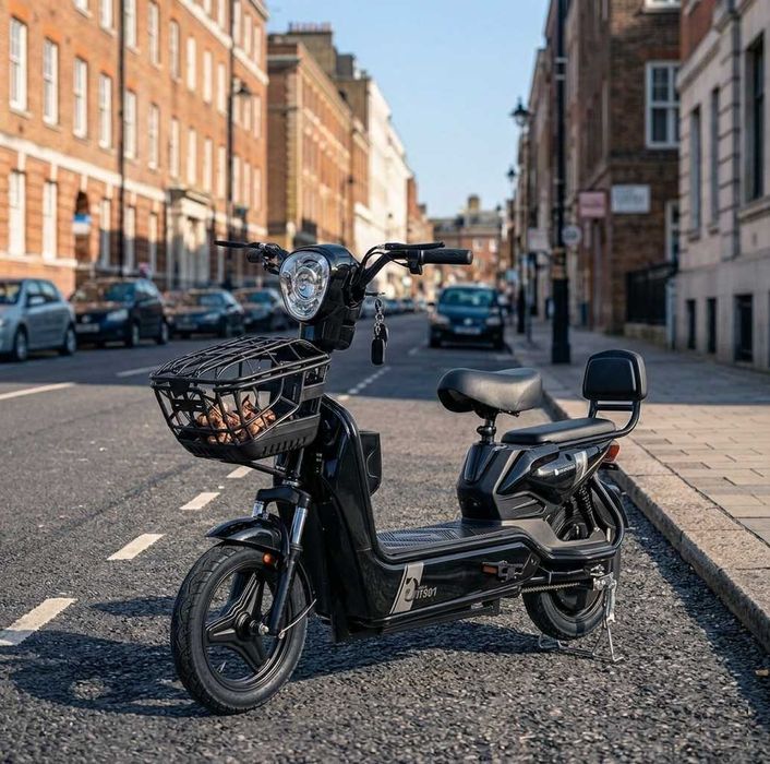 Електрически скутер с педали, Мотопед, 500W 48V 12Ah, Electric Moped