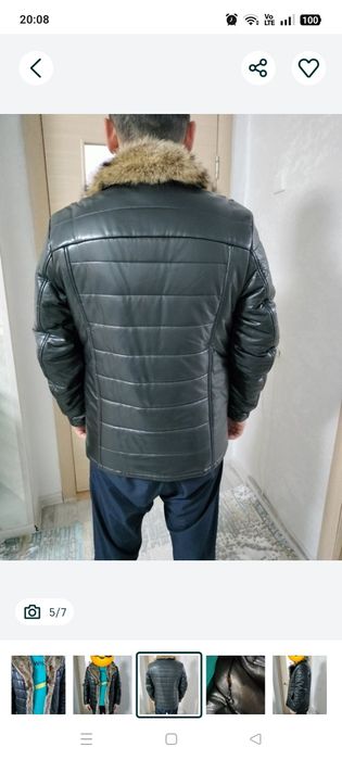 Продам мужскую дубленку