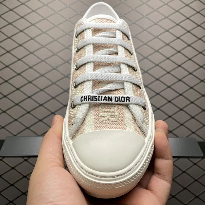 CD Walk'n'Dior Sneaker "Pink Toile de Jouy Embroidery"