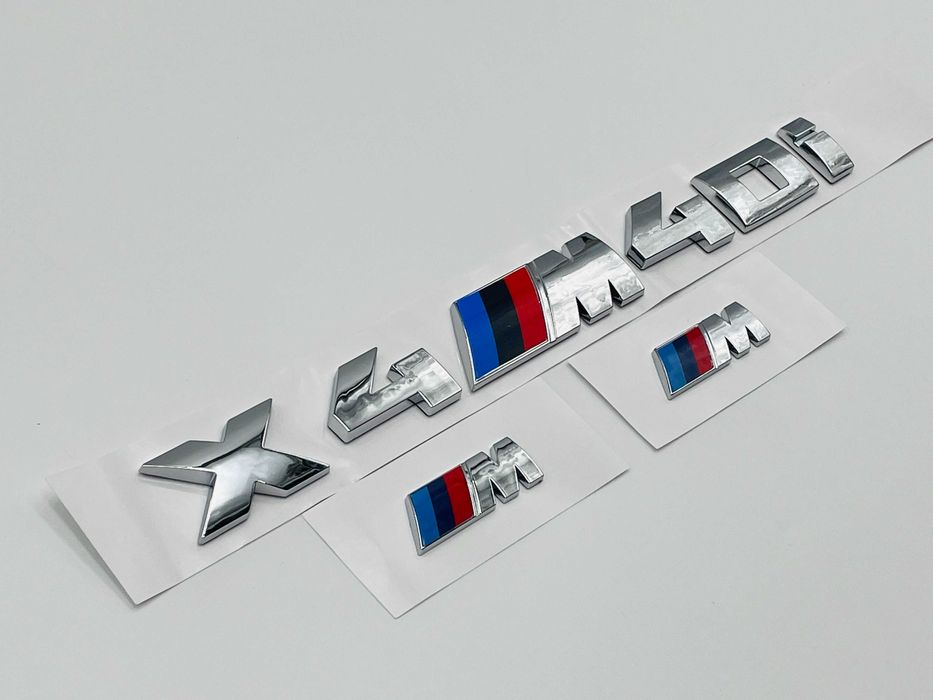 Set Embleme Compatibile BMW X4M40i crom