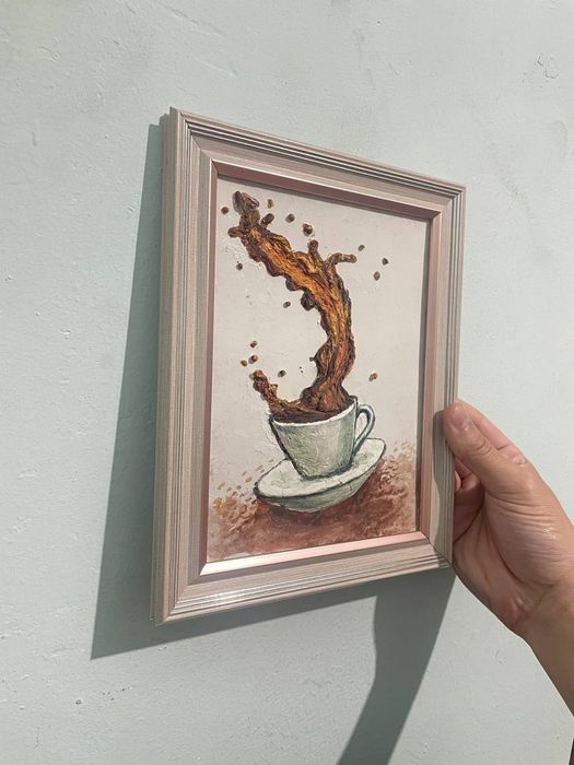 Barelyef Kartina "Coffee Time" Size_A5