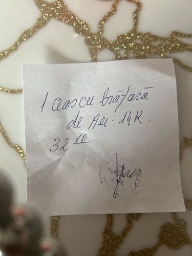 Ceas seiko cu bratara de aur de 14 k  , nu se vinde la gr !