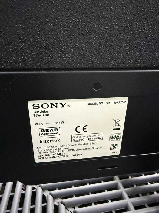 Televizor Sony Bravia 123cm 4k UltraHD