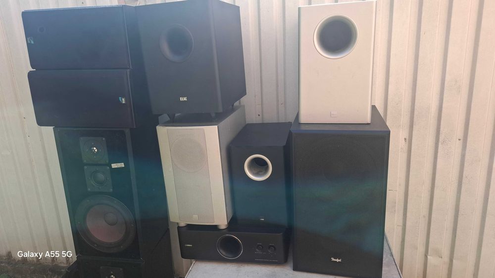 boxe coloana jamo yamaha jbl 2x150w b&w subwoofer canton statie sony