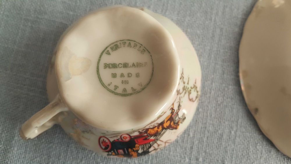 Италиански сервиз за кафе,WMF прибори ,Гжель бонбониера