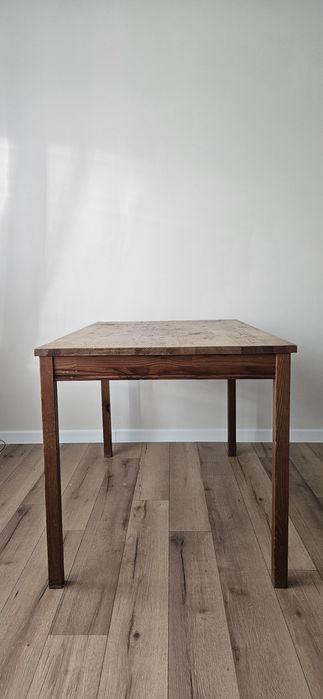 Masa solida de lemn, picioare detasabile