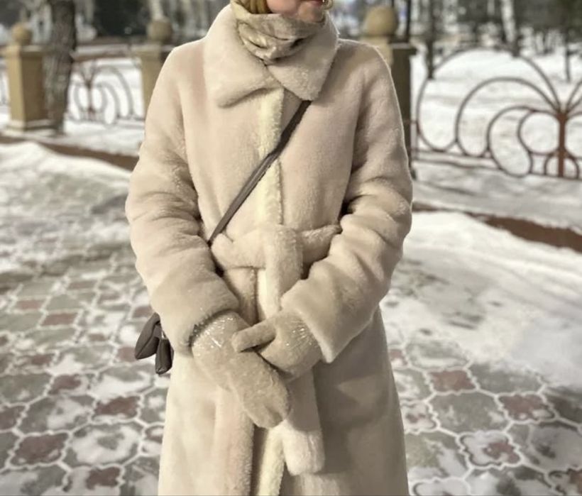 Шуба из натуральной овчины