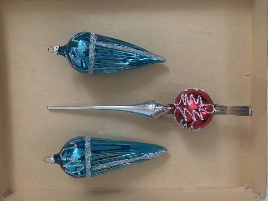 Новагодние игрушки СССР ГЛР 42 штуки