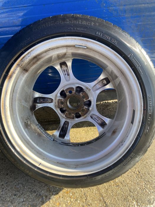 Vand sau schimb jante 5x100 R17 cu caucicuri 215 45 17 de vara