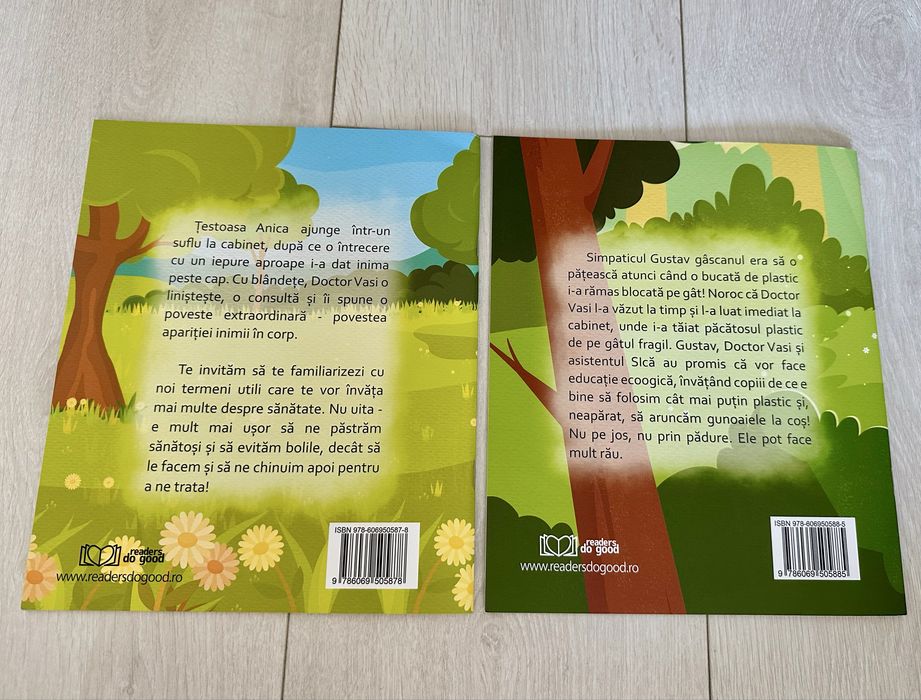 Set 2 cărți educative pt. copii, doctor Vasi Rădulescu