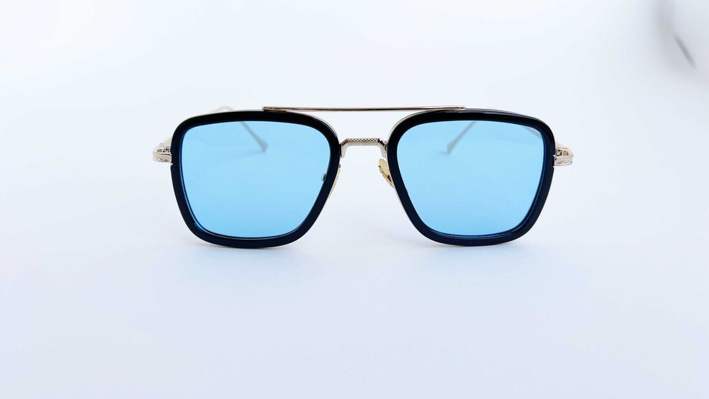 Ochelari de soare Dita Flight - Rama aurie Lentile albastre
