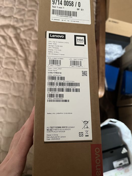 Чистно нов лаптоп Lenovo LOQ