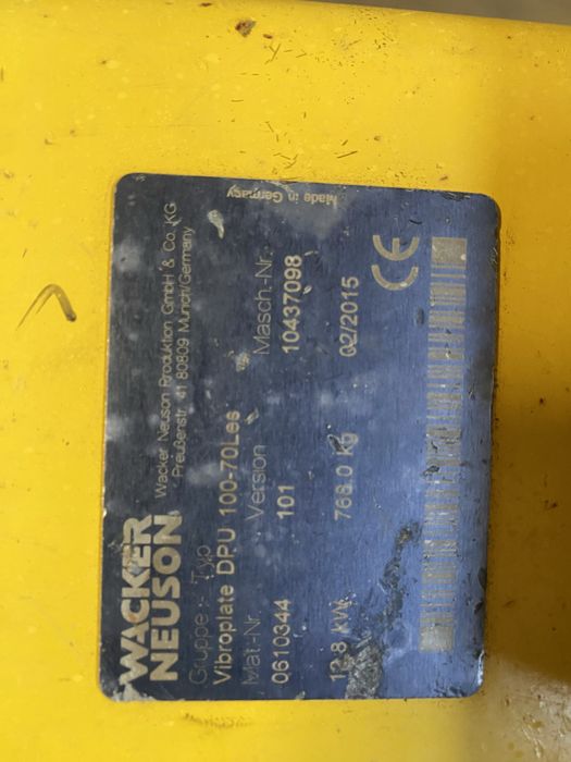 De vanzare sau da inchiriat placi compactoare profesionala