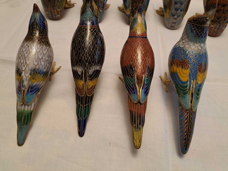 pasare cloisonne cadou