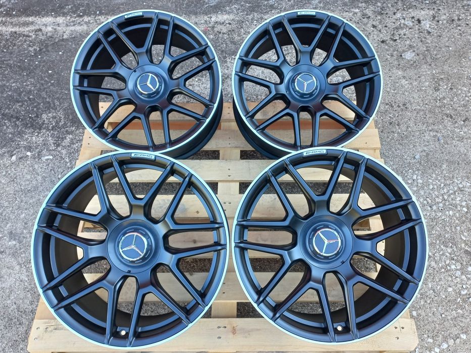 19"Mercedes Black Matt Lip 8.5j et35 9.5j et48 C E S Cls Class Спорт Пакет
