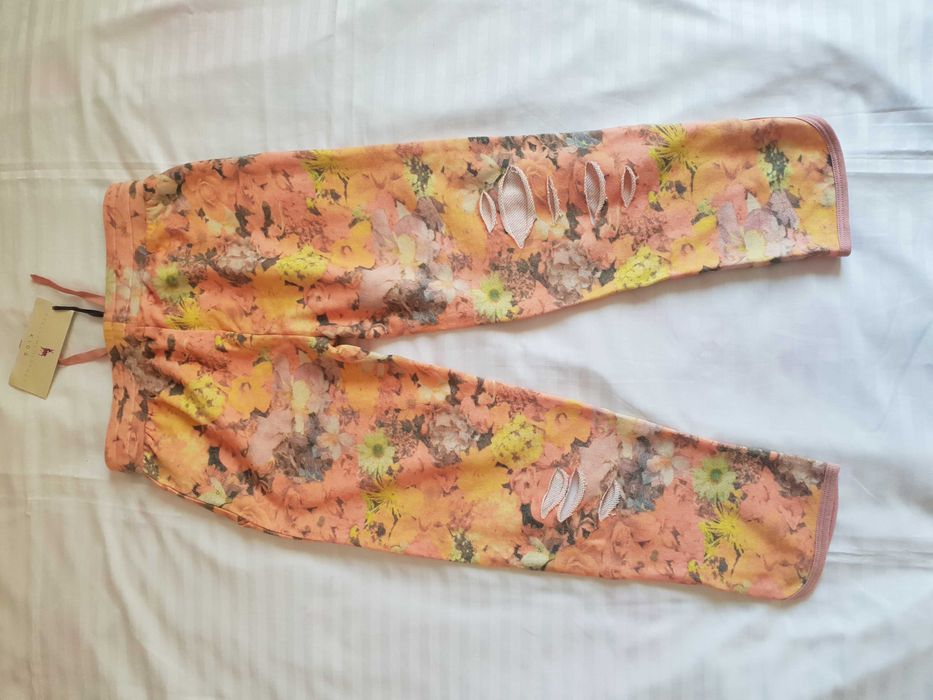 Pantaloni Stella McCartney bumbac noi