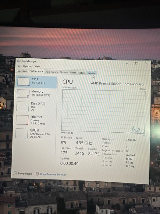 Pc gaming ryzen 5 5600 rx6700xt 16gb 3600mhz ssd 1tb samsung