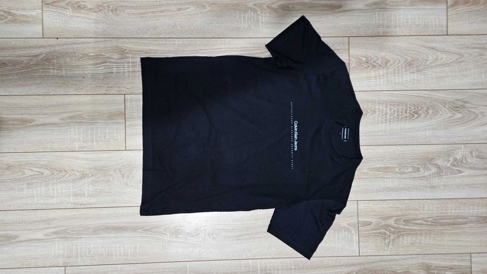 Calvin Klein мъжка черна тениска – нов модел, размер L