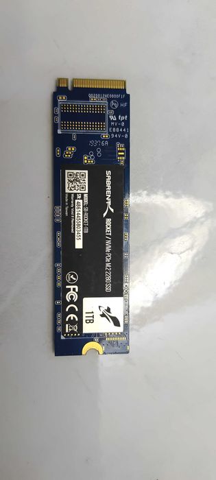 SSD M2 Sabrent 1TB Original Rocket NVMe 2280 PCIe 3.0x4 3400Mb/s