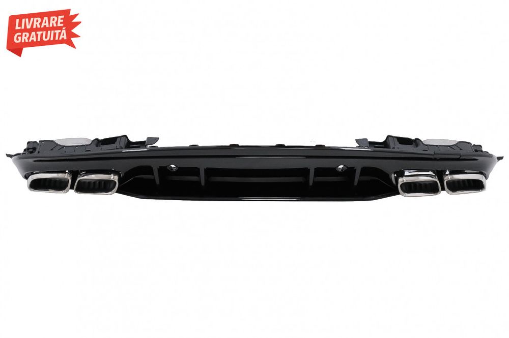 Difuzor Mercedes C-Class W205 S205 (2014-2020) C63S Design cu Ornament