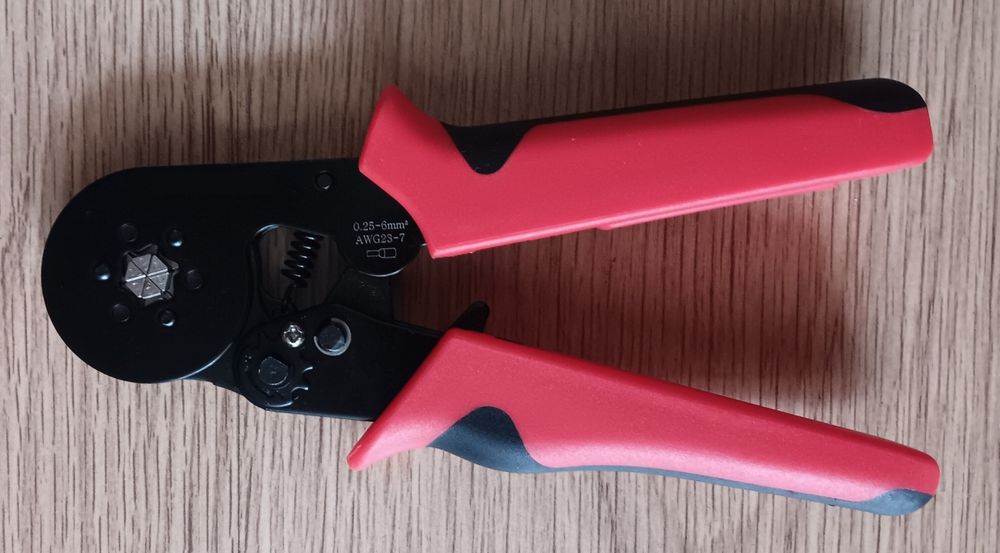 Кримпващи клещи, шестостен, до 6mm2