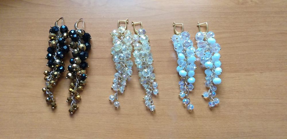 Серьги ручной работы от 800тг