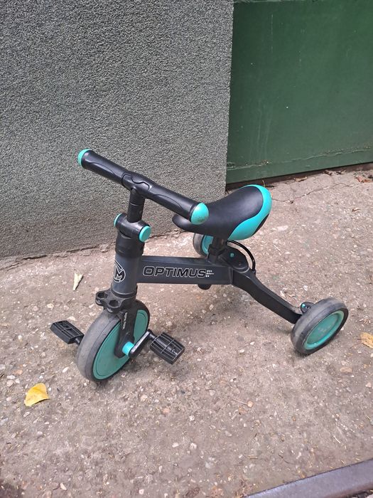 Tricicleta transformabila 3 in 1, Milly Mally, Optimus Blue