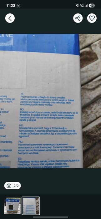 Suport prindere TV. Nou!