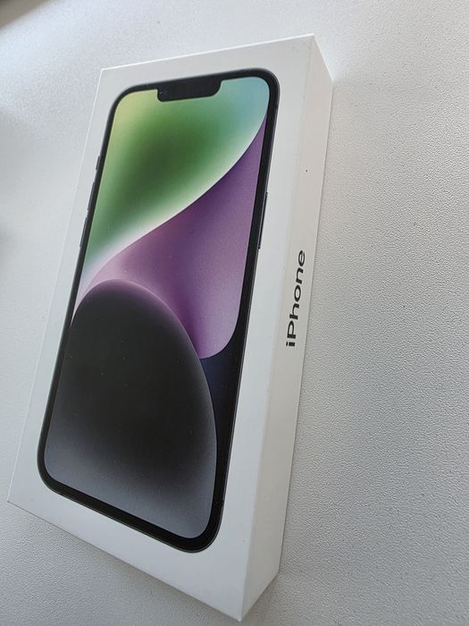Iphone 14 128 Gb, black, sigilat cu full accesorii incluse