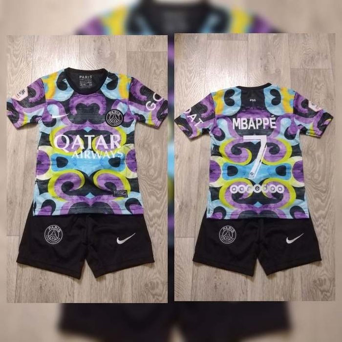 Нови детски футболни екипи Mbappe