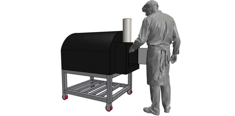 Дровяная печь барашка (помпейская печь)