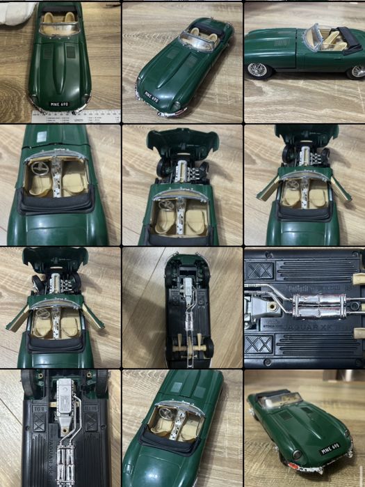 Jucarie Jaguar XK E 4,2 litri Tonka masinuta 1:16 metal vintage