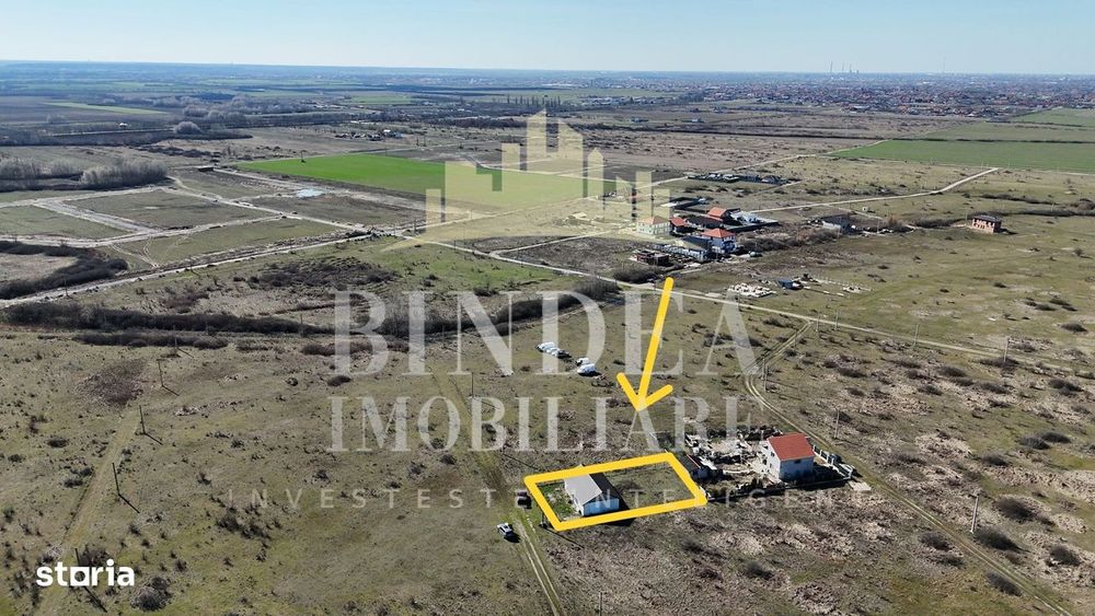 Teren intravilan Mosnita Noua 627mp+ constructie cadru metalic