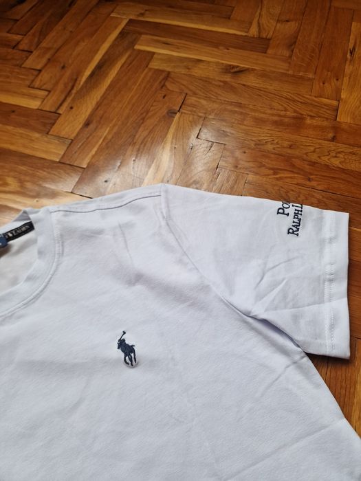 Страхотен мъжки сет тениска и бански шорти POLO RALPH LAUREN размер S M L XL 2XL