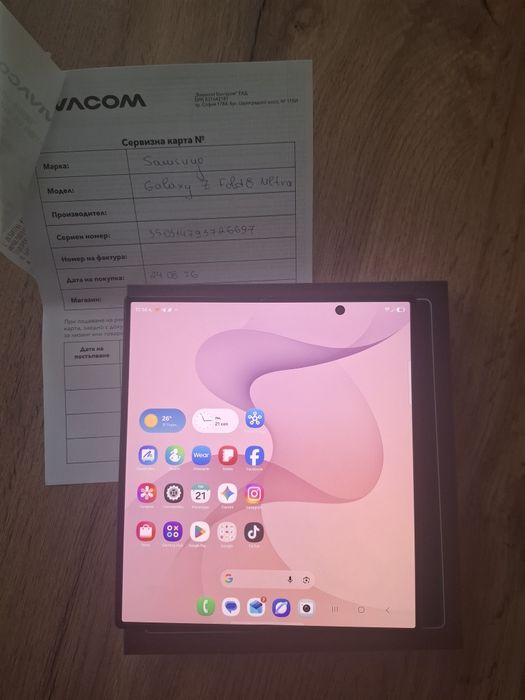 КАТО НОВ!!! Продавам Samsung z fold 8 ultra