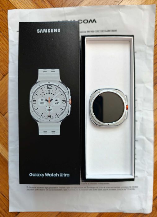 Samsung Galaxy Watch Ultra 2025 64 GB (47mm LTE) Titanium Silver – Нов