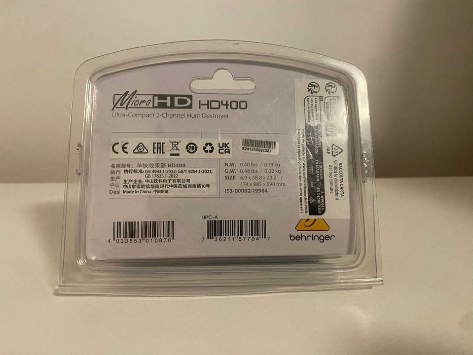 Behringer Reductor de Zgomot de Fond Compact